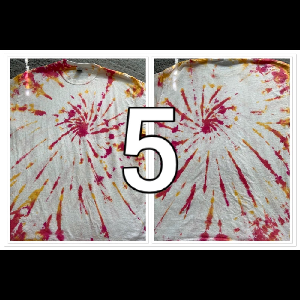 Hand Dyed Tie Dye T-Shirt XL